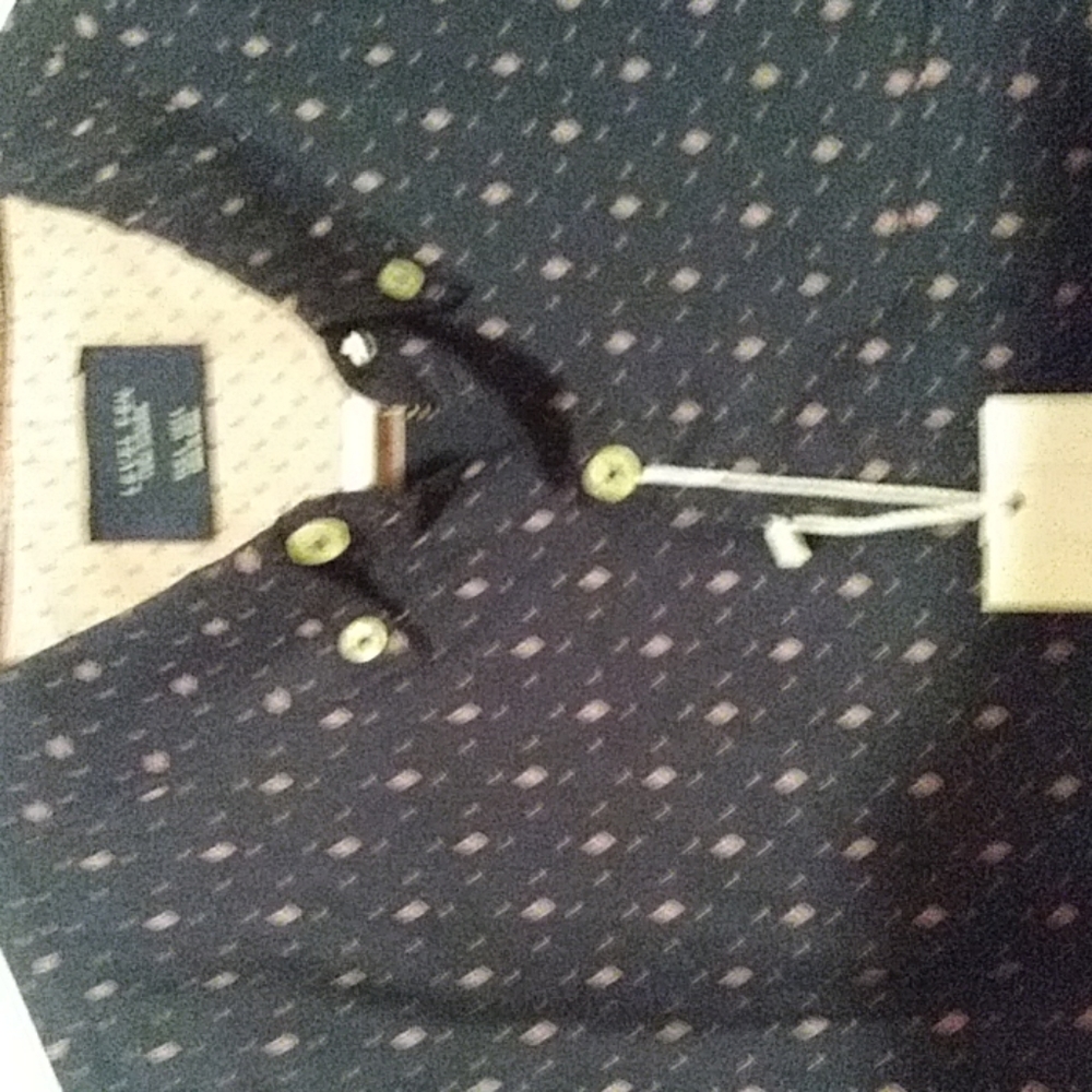 Poached poplin men's shirt